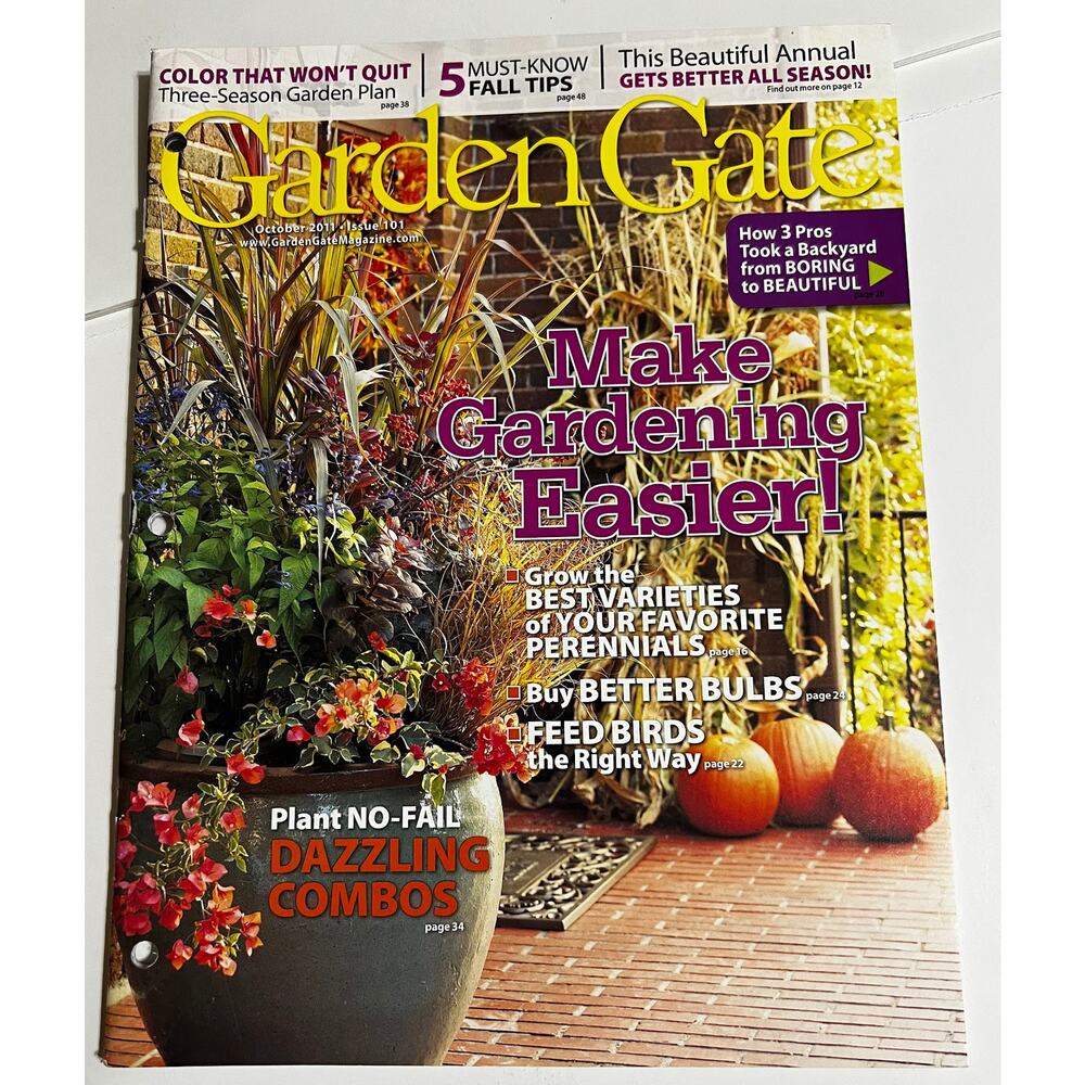 Garden Gate Gardening Back Issues October 2011 Issue 101